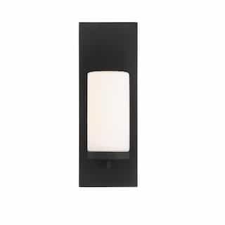 Nuvo 60W Indie Series Small Wall Sconce w/ Seeded Glass, Textured Black