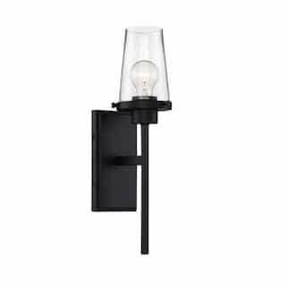 Nuvo 100W Rector Series Wall Sconce w/ Clear Seeded Glass, Aged Bronze