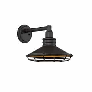 Nuvo 60W Blue Harbor Series Wall Sconce, Dark Bronze & Gold