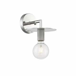 60W Bizet Series Wall Sconce, Polished Nickel