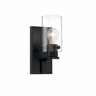 Nuvo 60W Sommerset Series Vanity Light w/ Clear Glass, Matte Black