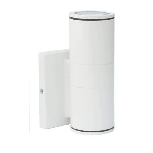 Nuvo 10W Small Up or Down Wall Sconce Fixture, 750 lm, 3000K, White