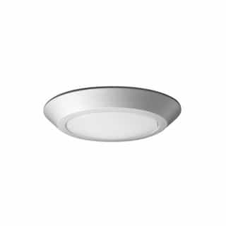 Satco 7-in 15W LED Flush Mount Fixture, 1500 lm, 3000K, Brushed Nickel
