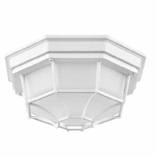 Nuvo 18.5W LED Spider Cage Fixture, 1100 lm, 120V, 3000K, White