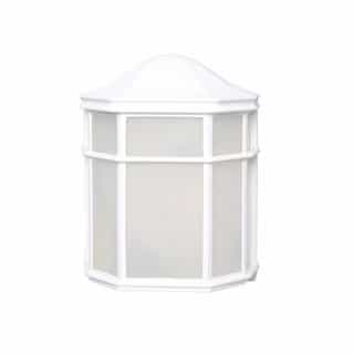 13.5W Cage Lantern Fixture, 820 lm, 3000K, White