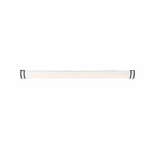 49" 52W LED Vanity Light w/ Acrylic Lens, Dimmable, 4420 lm, 3000K, Black