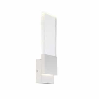 Nuvo 13W LED Ellusion Series Large Wall Sconce w/ Seeded Glass, Dim, 700 lm, 3000K, Nickel