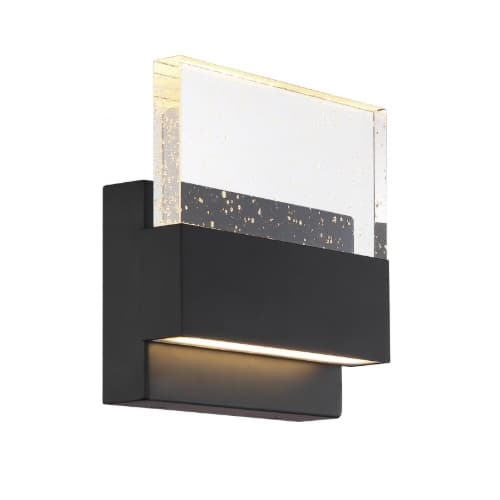 Nuvo 15W LED Ellusion Series Medium Wall Sconce, Dimmable, 675 lm, 3000K, Matte Black