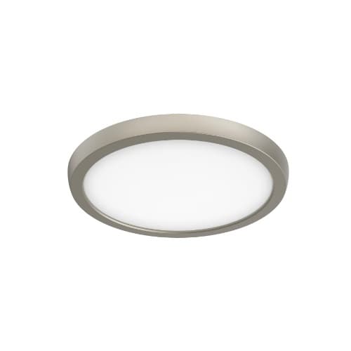 Satco 13W 9-in Round LED Downlight, 120V, Brushed Nickel, CCT Select
