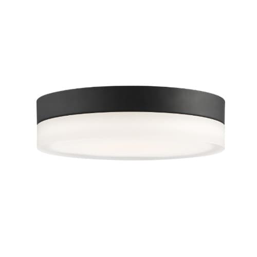 Nuvo 14" 25W LED Flush Mount Ceiling Light, Dimmable, 2125 lm, 3000K, Black