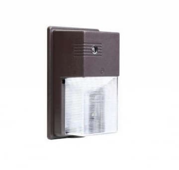 Nuvo 13W LED Wall Pack w/ Photocell, 70W MH Retrofit, 908 lm, 120V, 5000K, Bronze