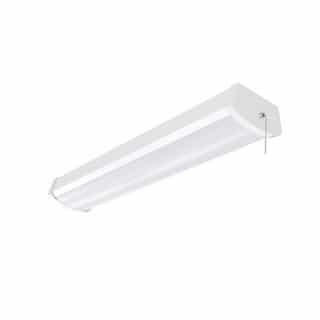 20W 2-ft LED Ceiling Wrap w/ Pull Chain, 1600 lm, 3000K, White