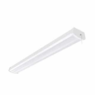 40W 4-ft LED Ceiling Wrap Light w/ Pull Chain, 3200 lm, 3000k, White