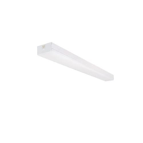 4-ft 38W LED Wide Utility Light, Dim, Connectible, 4909 lm, 5000K