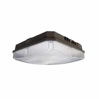 40W LED Canopy Light, Dimmable, 4800 lm, 4000K, Bronze