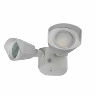 Nuvo 20W LED Security Light, Dual Head, 1900 lm, 3000K, White