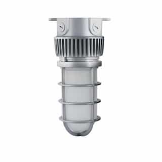 Nuvo 20W LED Ceiling Mount Jelly Jar Light, 1800 lm, 4000K, Silver