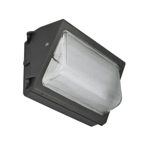 60W LED Semi Cut-Off Wall Pack, Dimmable, 7500 lm, 4000K, Bronze