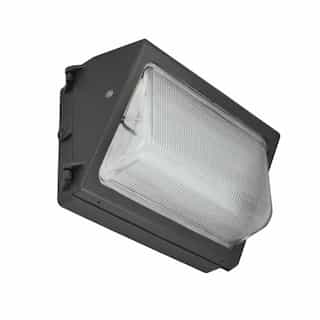 Nuvo 55W Semi Cut-Off LED Wall Pack, Dimmable, 7975 lm, 100V-277V, 4000K, Bronze