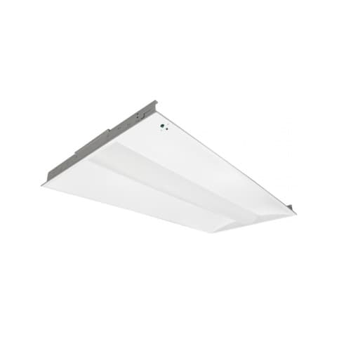 Nuvo 40W 2x4 LED Recessed Troffer w/ Backup, Dimmable, 5000 lm, 100V-277V, 3500K
