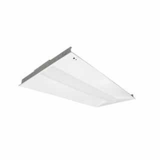 Nuvo 50W 2x4 LED Recessed Troffer w/ Backup, Dimmable, 6250 lm, 100V-277V, 3500K