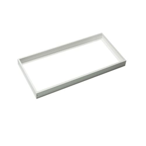 Nuvo 2x4 Slim Backlit Panel Frame Kit, White