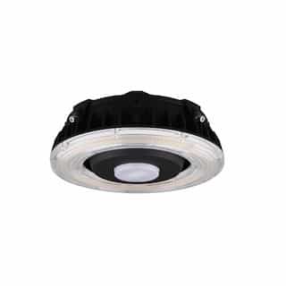 55W LED Canopy Fixture, 7546 lm, 100V-277V, Selectable CCT, Bronze