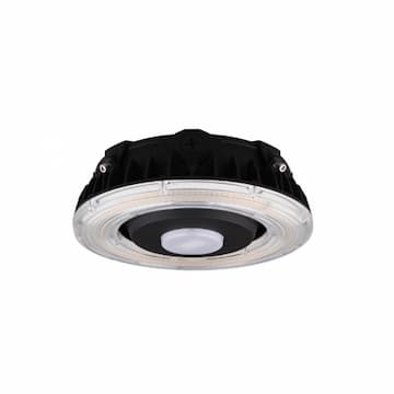 75W LED Canopy Fixture, 10485 lm, 100V-277V, Selectable CCT, Bronze