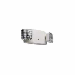 Satco 0.8W Dual Head Emergency Light, 120V/277V, 210 lm, 5700K, White