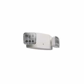 Satco 1W Dual Head Emergency Light RC, 120V/277V, 210 lm, 5700K, White