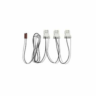 3 Light Ballast Bypass Wiring Harness for Linear LED T8 Lamps