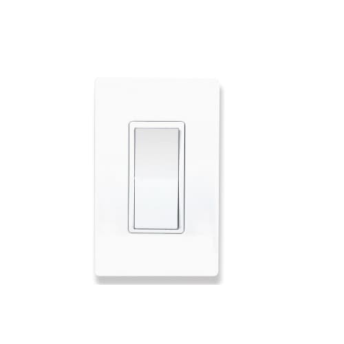 1800W Z-Wave In-Wall Light Switch, White