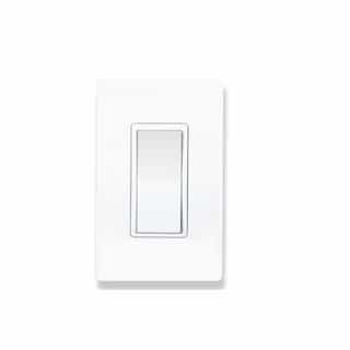 Satco 1800W Z-Wave In-Wall Light Switch, White