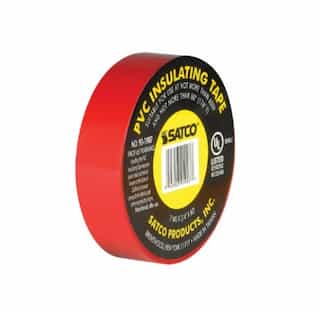 Satco 60-ft Electrical Tape, 3/4-in, PVC, Red