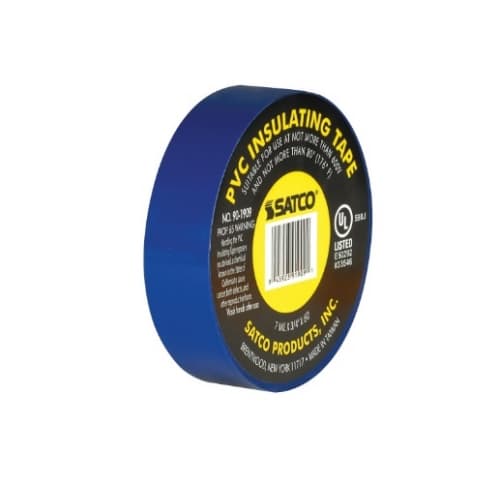 Satco 60-ft Electrical Tape, 3/4-in, PVC, Blue