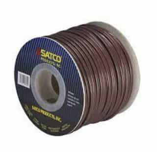Satco Lamp & Lighting Bulk Wire, 2500-ft Reel, 18/2 SPT-1, Brown
