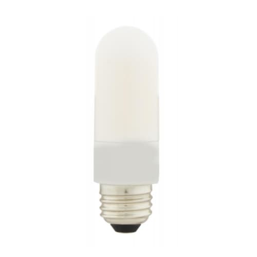 8W LED T10 Bulb, E26, 1020 lm, 120V, Carded, Frosted, 3000K