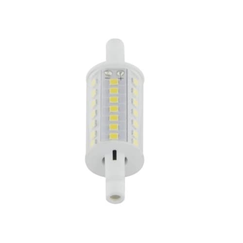 6W LED T3 Bulb, J-Type, R7S, Dimmable, 600 lm, 120V, 4000K, Clear