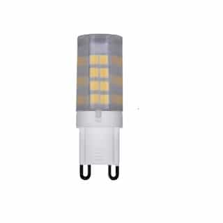 Satco 3.5W LED T4 Bulb, Non-Dimmable, G9, 300 lm, 120V, 3000K, Frosted