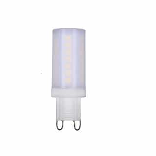 5W LED T4 Bulb, Non-Dimmable, G9, 500 lm, 120V, 4000K, Frosted