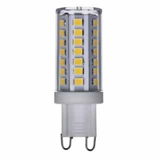 5W LED T4 Bulb, Dimmable, G9, 550lm, 120V, 5000K, Clear