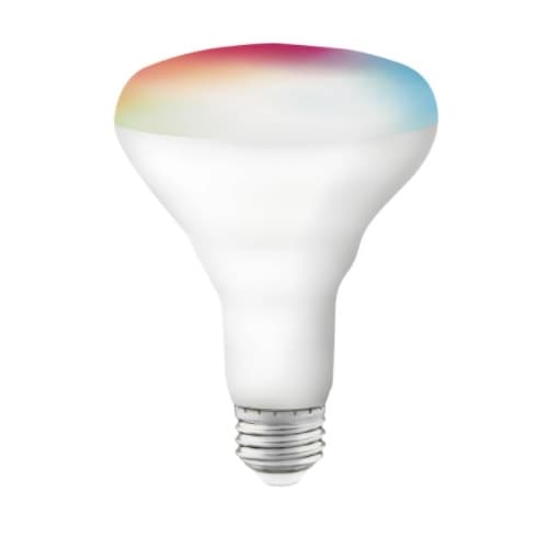 9.5W Smart LED BR30 Bulb, E26, 800 lm, 120V, RGB & Tunable White