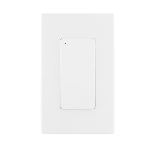 Satco Smart On/Off Wall Switch, Starfish, 120V, White