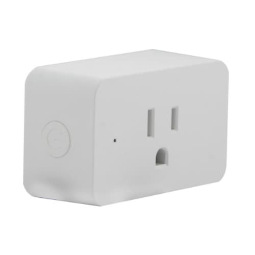 WiFi Smart Plug, Rectangle, 120V, 15 Amp Outlet, Starfish IOT