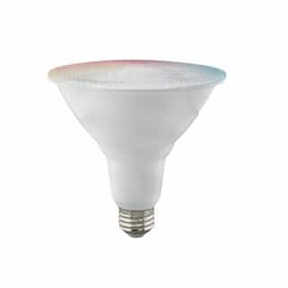 Satco 15W LED PAR38 Bulb, Dimmable, E26, 1200 lm, 120V, Starfish IOT, Clear