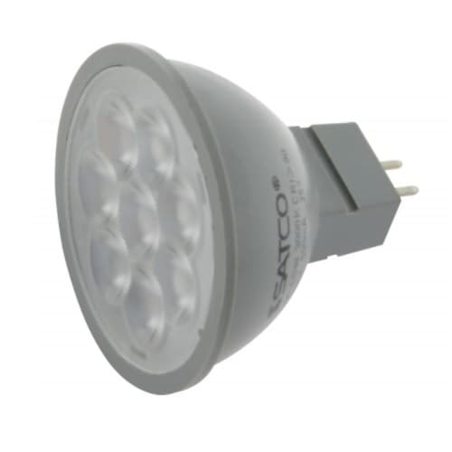 Satco 6W LED MR16 Bulb, GU5.3, Dimmable, 550 lm, 24V, 3000K