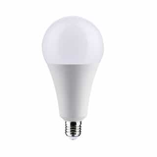 Satco 30W LED A25 Bulb, Non-Dimmable, E26, 3750 lm, 120V, 4000K, White