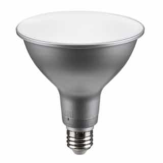 Satco 13.3W LED PAR38 Bulb, 25 D, 1200lm, 120V, SelectableCCT, Silver