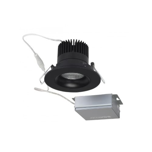 Satco 3.5-in 12W Direct-Wire LED Downlight, Dimmable, 840 lm, 120V, 3000K, Black