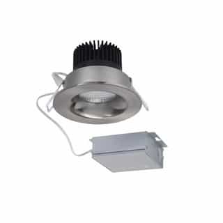 3.5-in 12W Direct-Wire LED Downlight, Dimmable, 840 lm, 120V, 3000K, Brushed Nickel